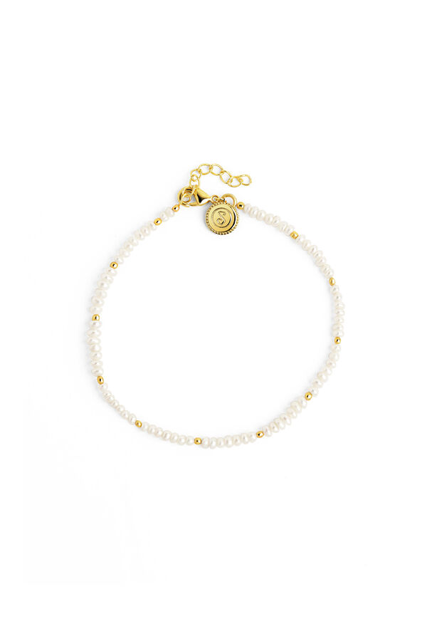 Womensecret Armband Pearls Dots Gold mit Print
