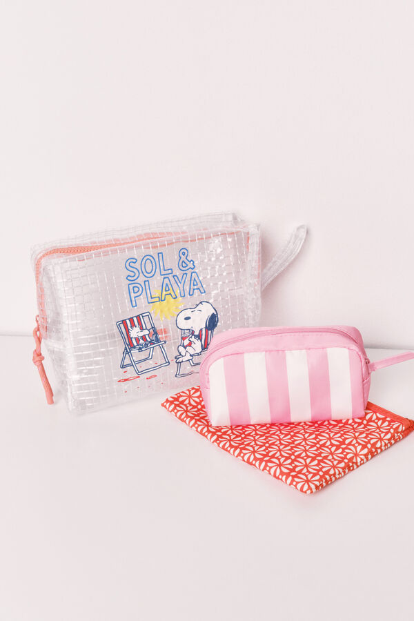 Women'secret Snoopy vanity case pack printed