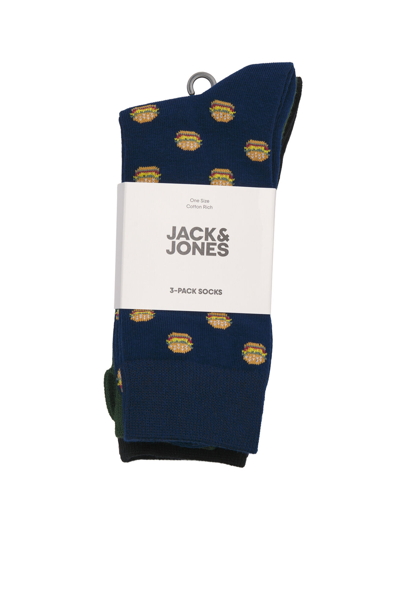 Jack & Jones Pack 3 meias estampadas