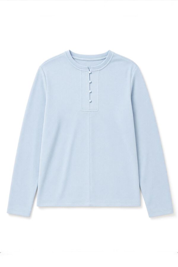 Women'secret Blue long sleeve T-shirt blue