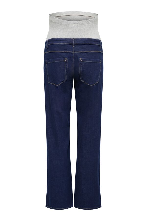 Only Maternity Wide leg maternity jeans blue