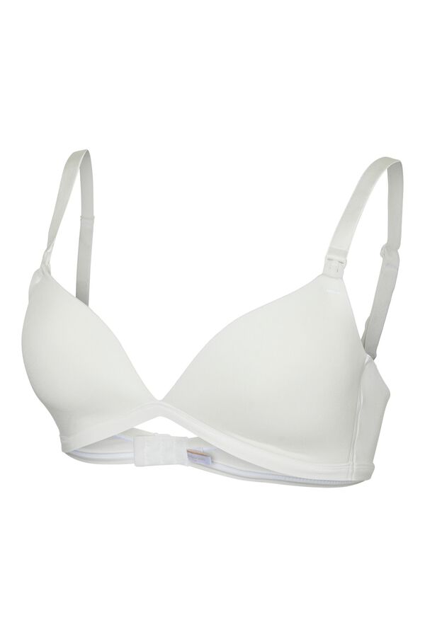 Mamalicious Cotton maternity and nursing bras white