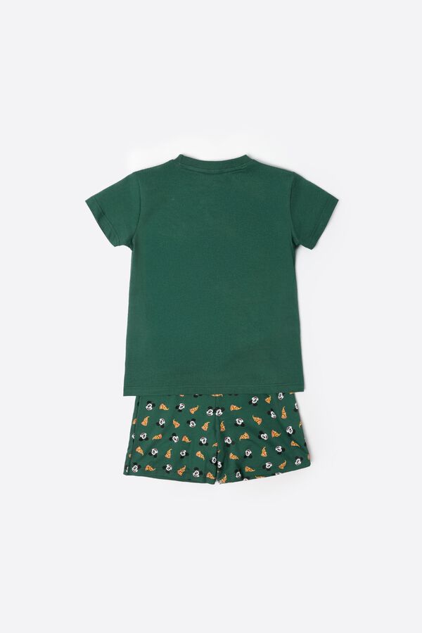 Admas Mickey Mouse Italia short pyjamas green