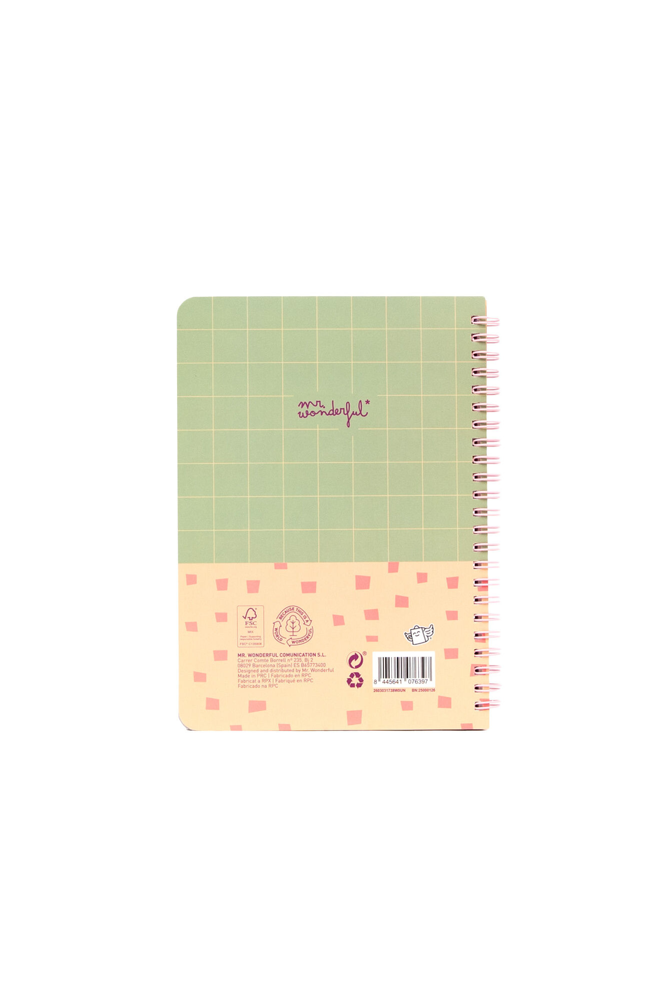 Mr. Wonderful Caderno A5 Ouri&ccedil;o - Just me and my bubble tea
