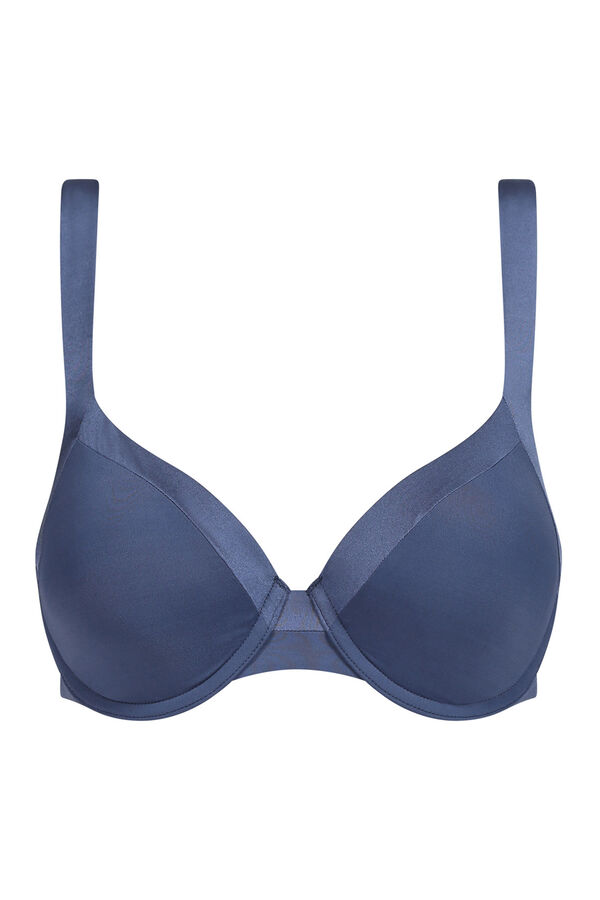 Womensecret Generous invisible pre-formed full cup bra bleu
