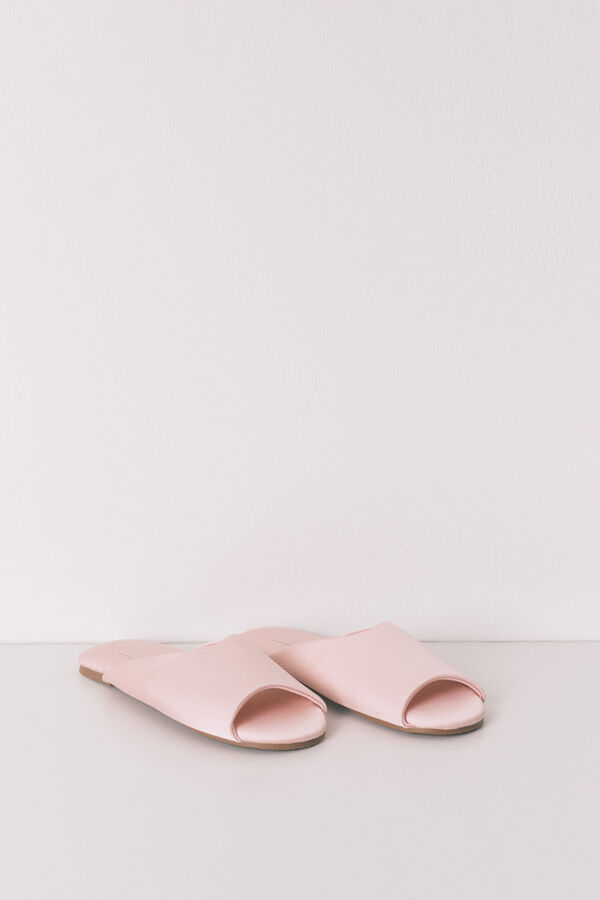 Women'secret Pantoufles satin rose rose