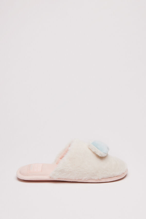 Womensecret Fluffy cloud slippers beige