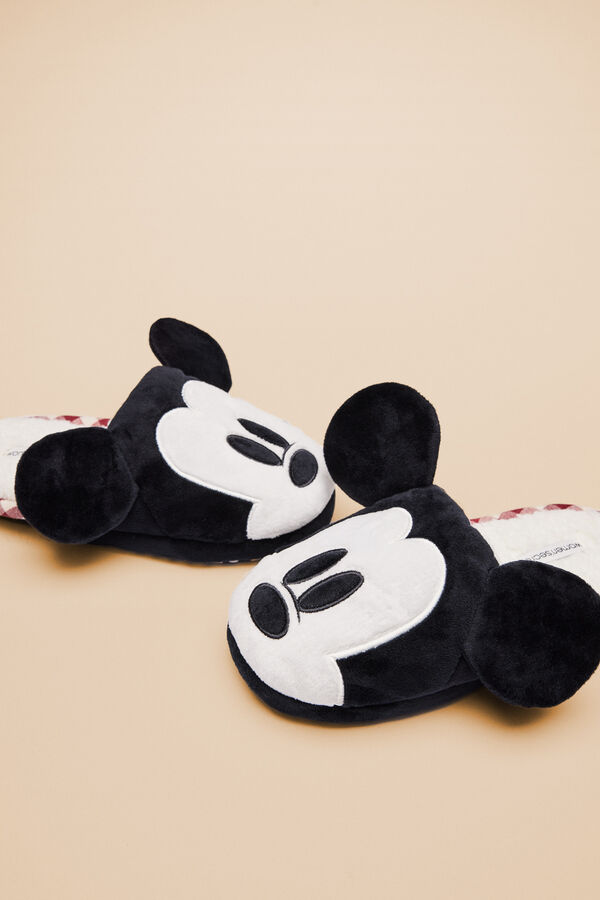 Womensecret Papuče Mickey Mouse 3D Crna
