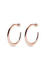 Womensecret Rose gold zenith hoop earrings pink