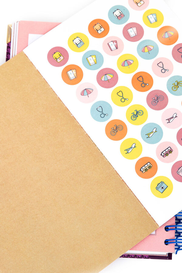 Mr. Wonderful Set de Agenda Office 2026 Diaria + boli - La vida es hoy estampado