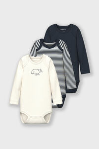 Name it Set mit 3 neutralen Baby-Delfin-Bodys