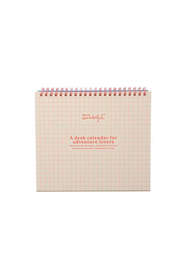 Mr. Wonderful Desk calendar 2026 - Going somewhere? printed