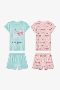 Penti Pack 2 pijamas cortos infantiles unicornio