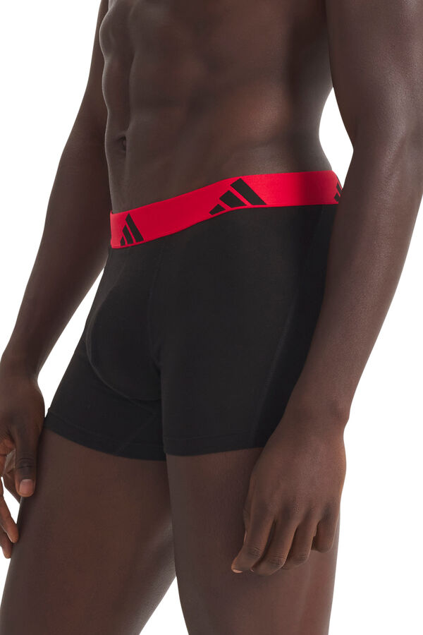 Adidas Pack of 3 logo boxers white