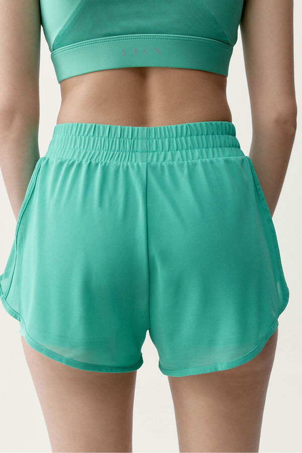 Born Living Yoga T&uuml;rkisgr&uuml;ne Sport-Shorts Padma 2.0 Blau
