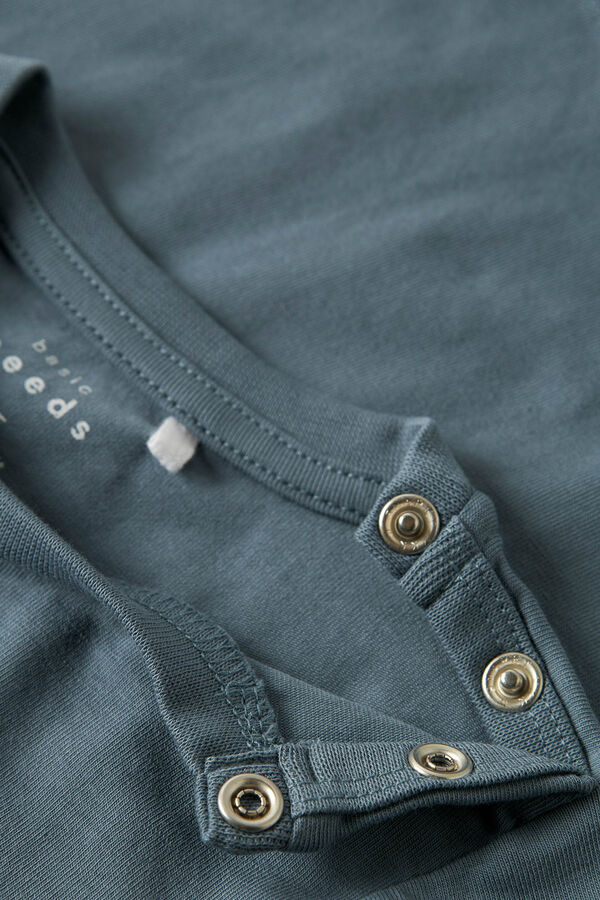 Name it Camiseta de manga corta con algod&oacute;n org&aacute;nico gris