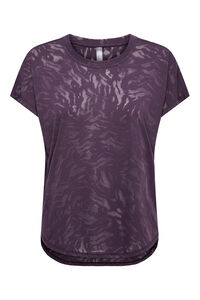 Only Play Kurz&auml;rmelig T-Shirt mit V - Ausschnitt