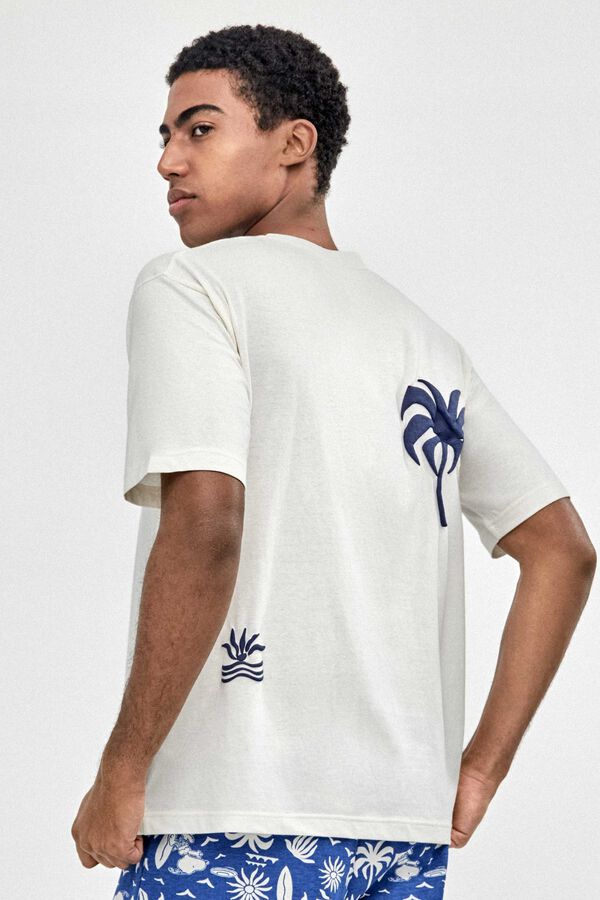 Gisela Snoopy print men's pyjamas brown