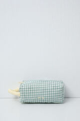 Women'secret Plaid small vanity case with handle printed