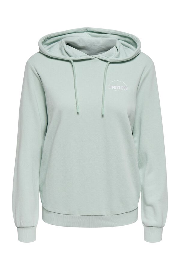Only Play Sudadera deportiva con capucha gris