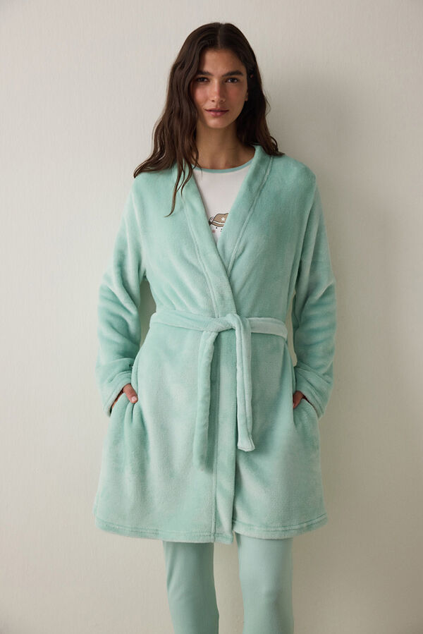 Penti O robe Sleep-In Fluffy  verde