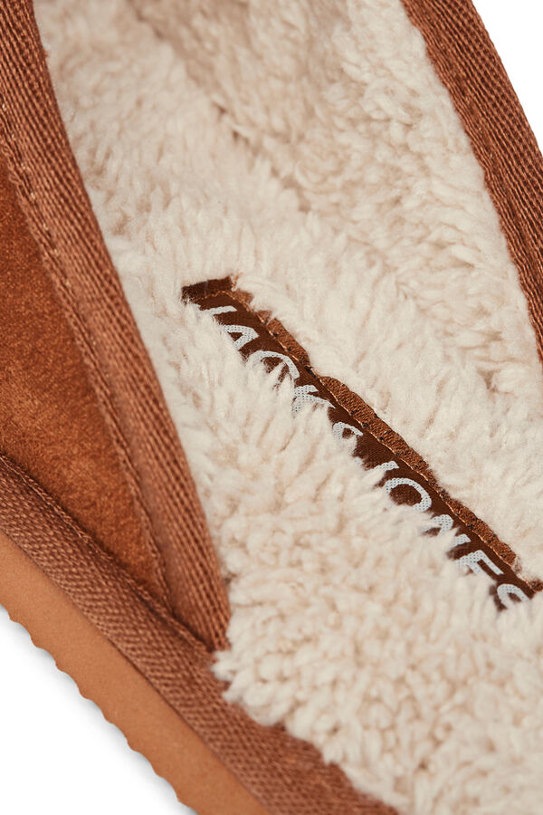 Jack & Jones Zapatillas casa borreguito marr&oacute;n