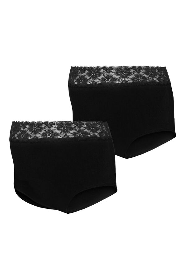 Mamalicious Pacote de cuequinhas de maternity preto