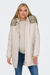 Womensecret Maternity parka with hood gris
