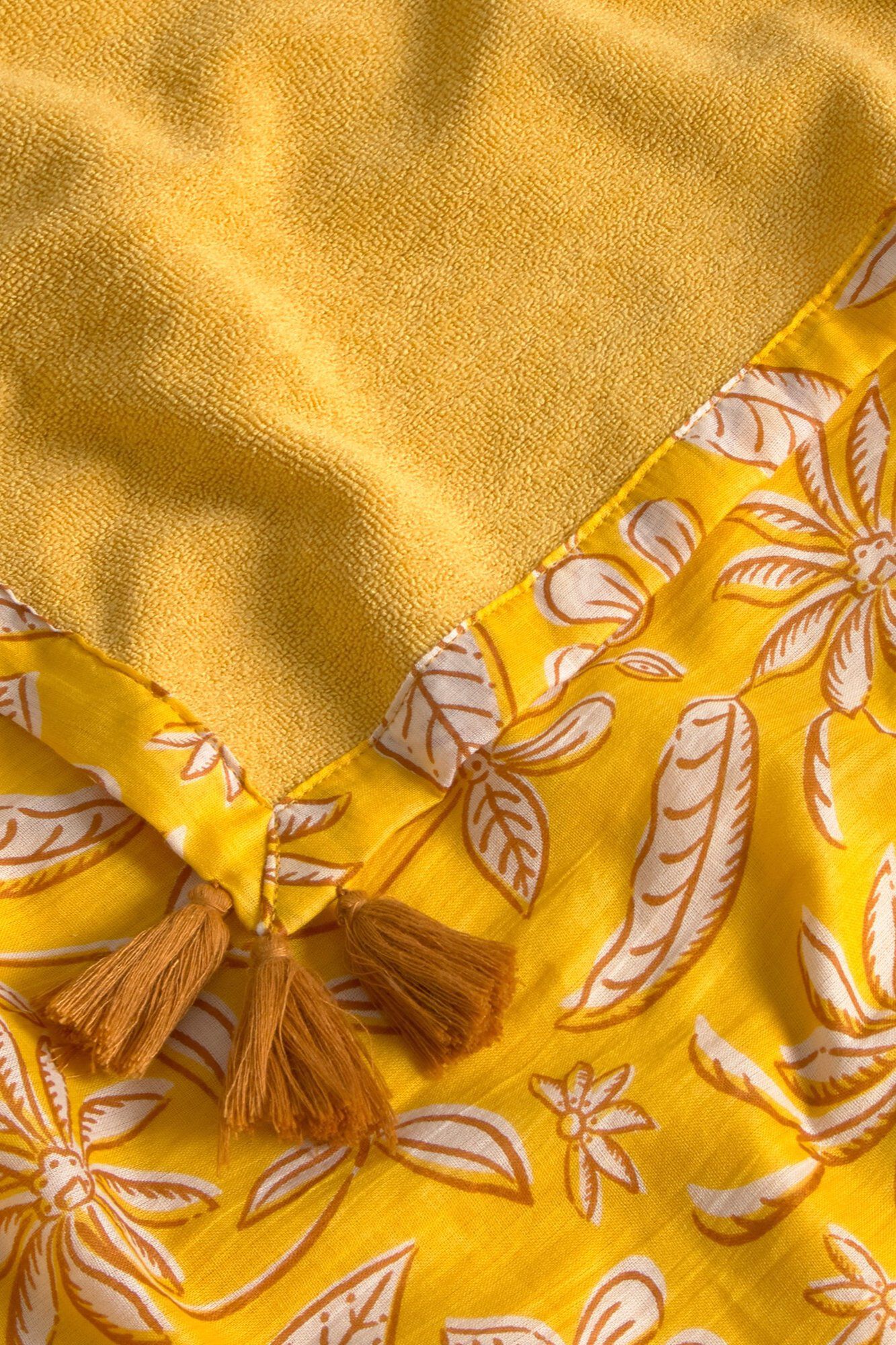 Textura Strandtuch aus Web- und Frotteestoff