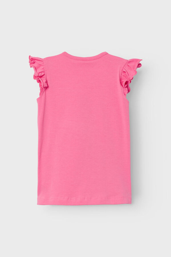 Womensecret Girls' sleeveless unicorn T-shirt rose