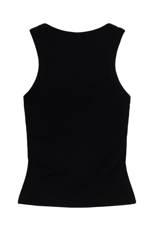 Womensecret Vest top with built-in cups fekete