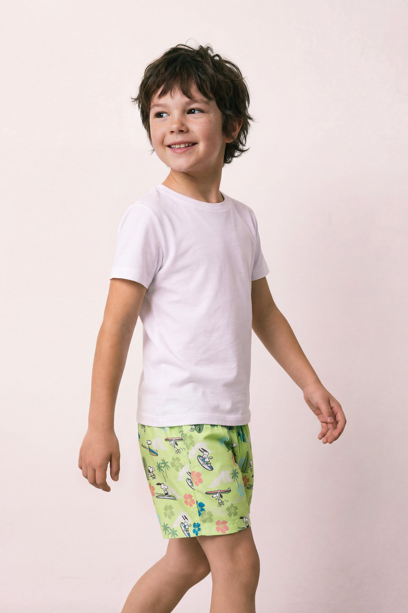 Women'secret Ba&ntilde;ador ni&ntilde;o estampado tropical Snoopy