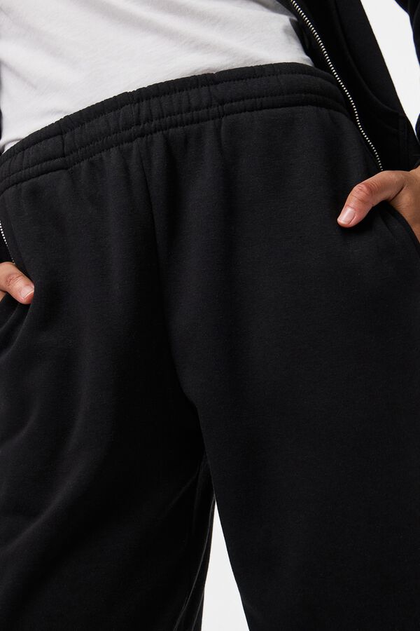 Pieces Gerade geschnittene Sporthose Schwarz