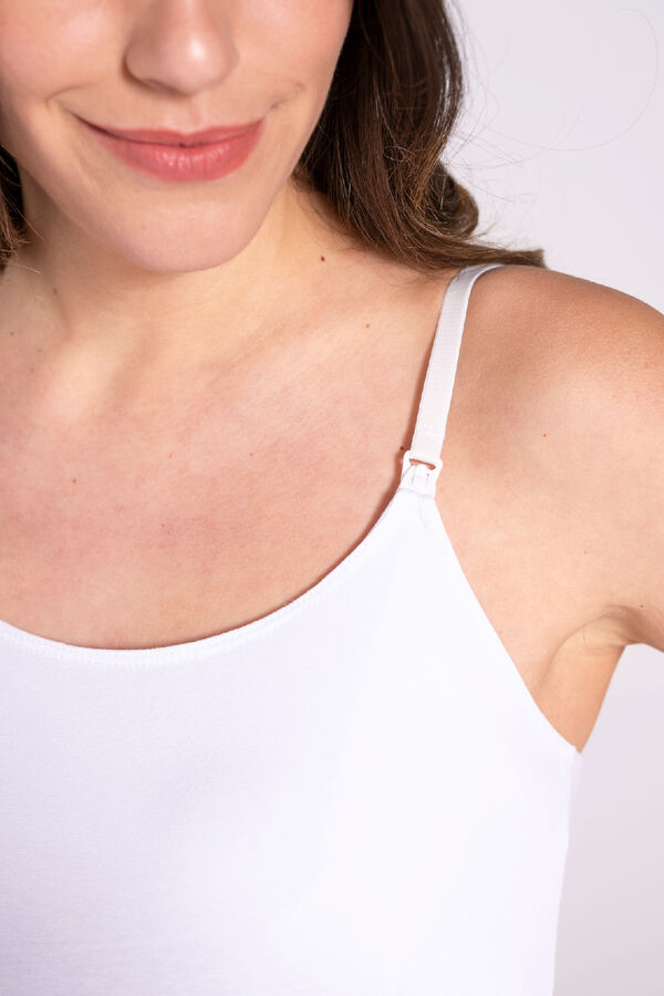 Ohma! Essential breastfeeding basic T-shirt white