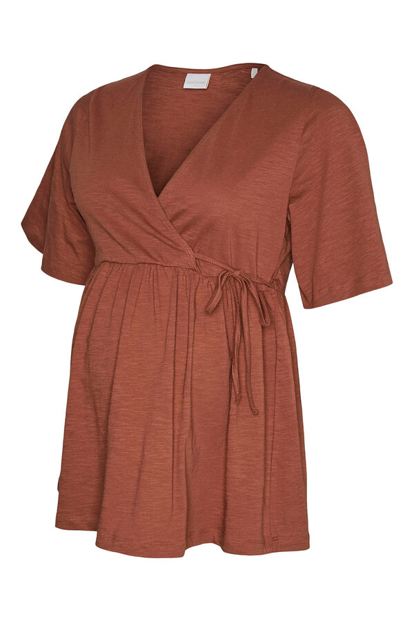 Mamalicious Short sleeve T-shirt Maternity nude