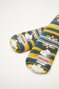 Womensecret Snoopy knit socks printed