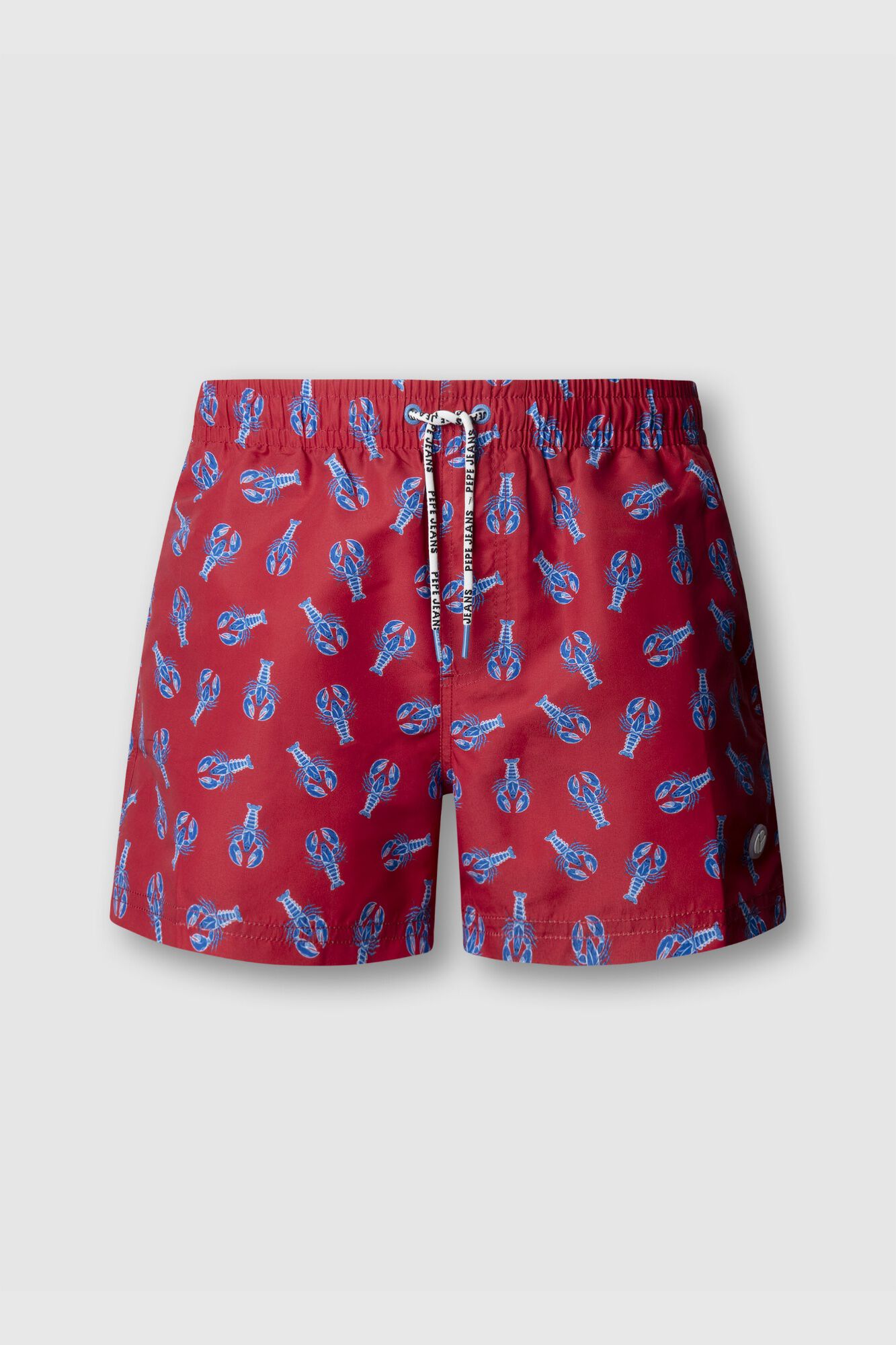 Pepe Jeans Ba&ntilde;ador regular cord&oacute;n print langostas
