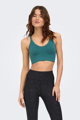 Only Play Sujetador intensidad media con copas verde