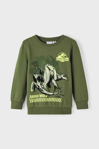 Womensecret Sweatshirt de menino do JURASSIC PARK verde