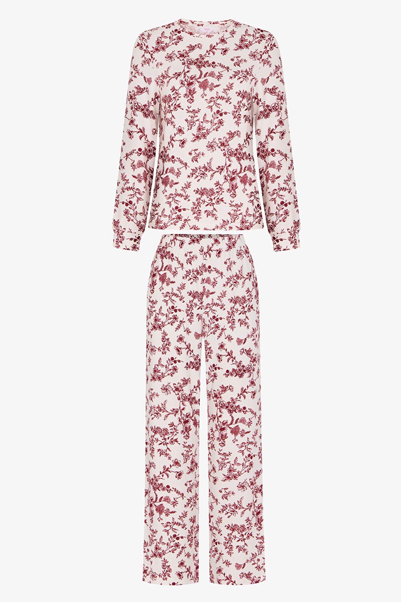 Penti Floral Long Sleeve Pyjama Set 