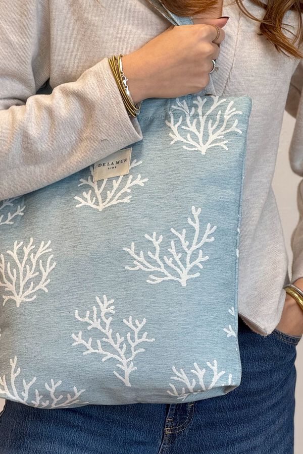 De La Mur Bolsa Peque&ntilde;a Cremallera Fons azul