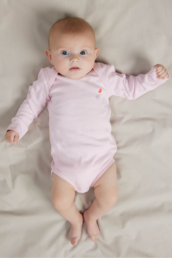 Name it Pack de 3 bodies coraz&oacute;n rosa