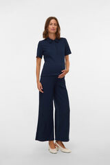 Mamalicious Long trousers Maternity blue