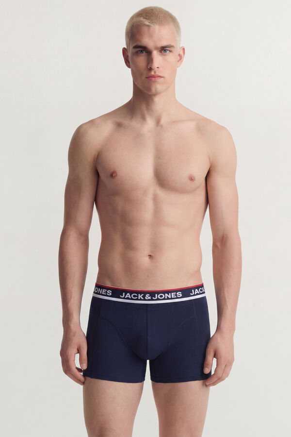 Jack & Jones Cotton trunk boxers pink