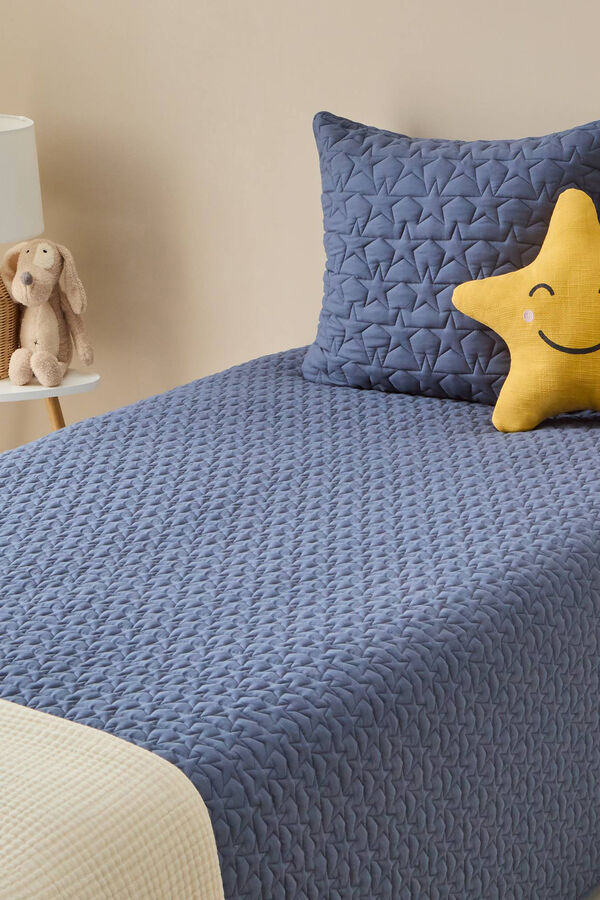 Womensecret Stars microfibre bedspread bleu