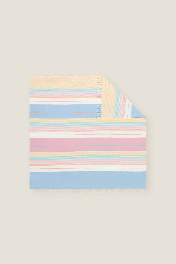 Womensecret 2 x 2 striped terry cloth beach towel rávasalt mintás