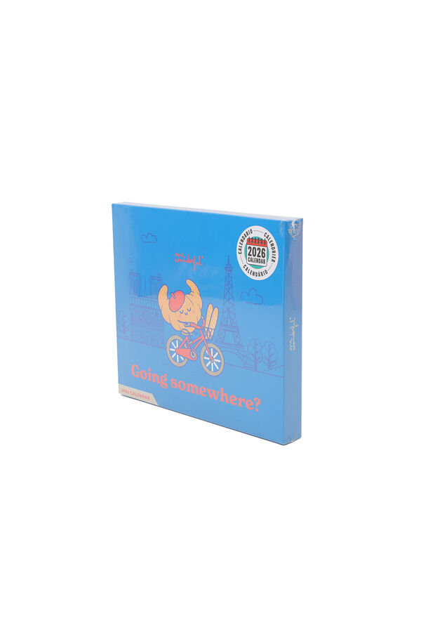 Mr. Wonderful Desk calendar 2026 - Going somewhere? printed