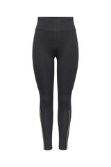 Only Play Legging com lurex preto