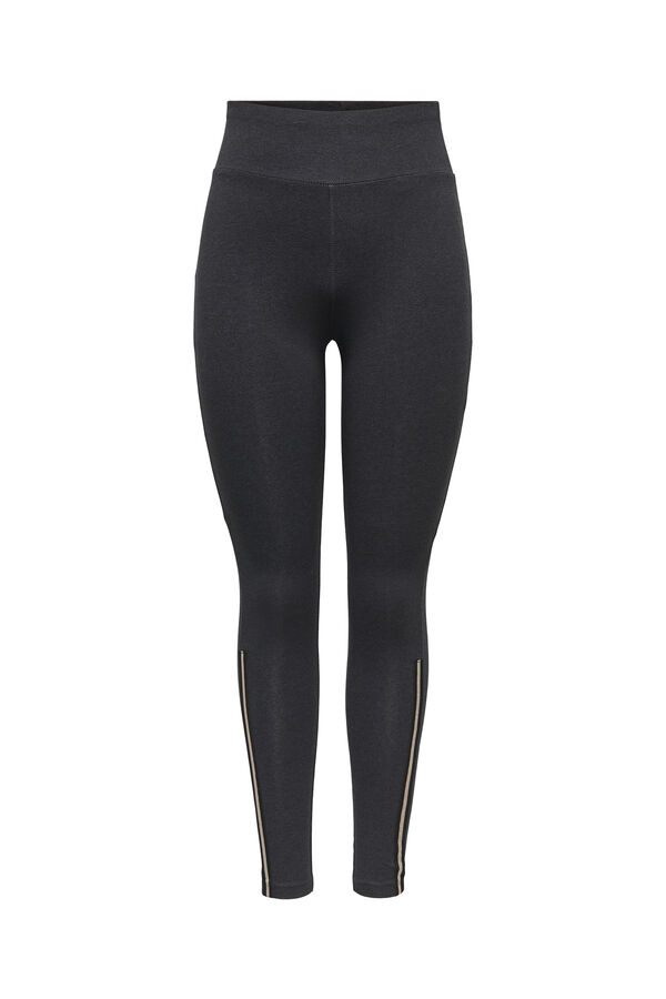 Only Play Legging com lurex preto