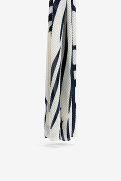 Womensecret Printed pleated scarf bleu